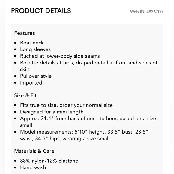 Lioness Long-Sleeve Blush Dress - Picture 7 of 13